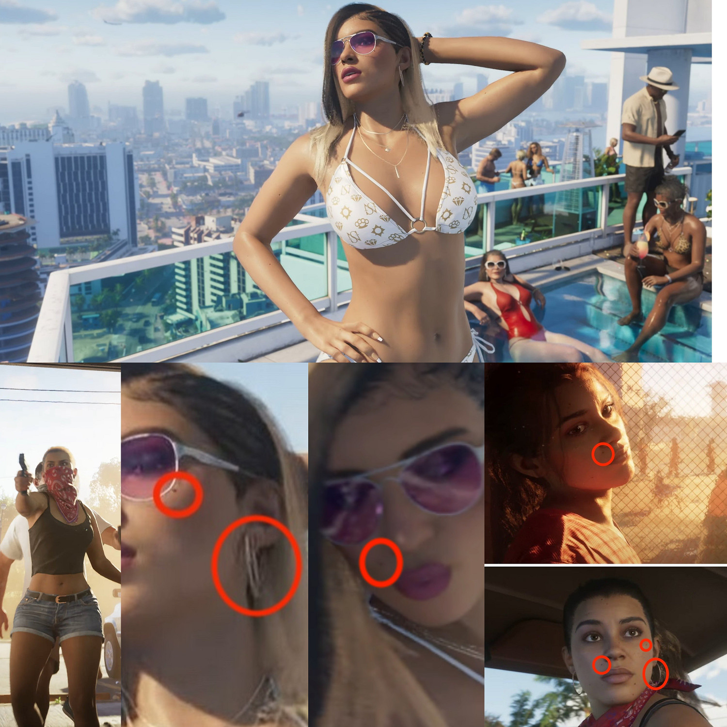 玩家分析《GTA6》預告中性感比基尼美女正是本作女主!