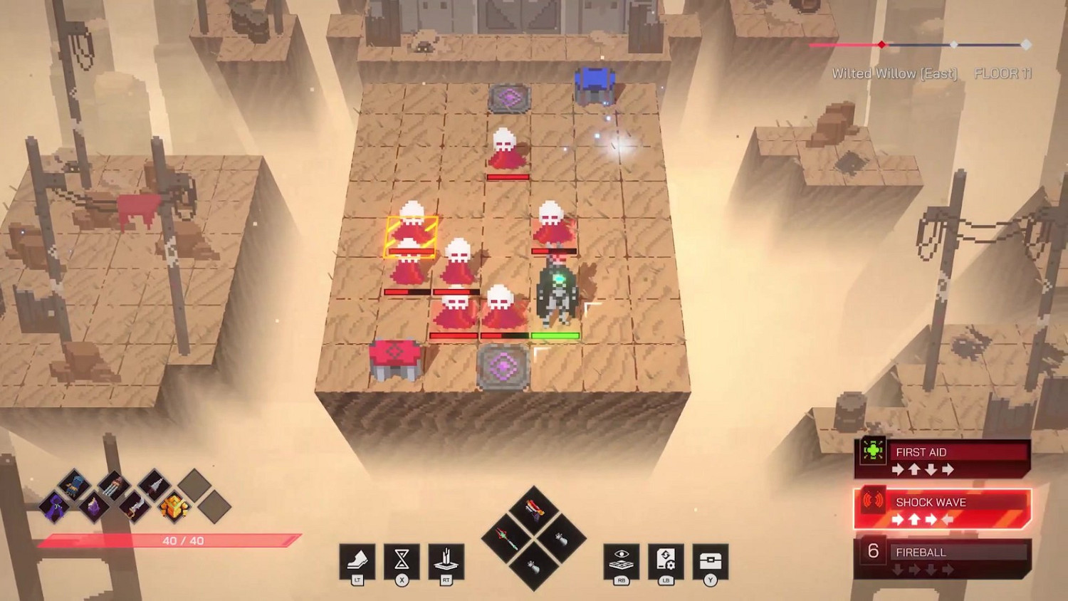 回合制輕肉鴿型地牢迷宮遊戲《腳下之地》公布