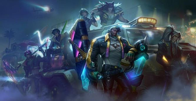 《英雄聯盟》心之鋼男團皮膚一覽