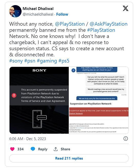 若干索尼PSN帳戶因不明原因被永久封號