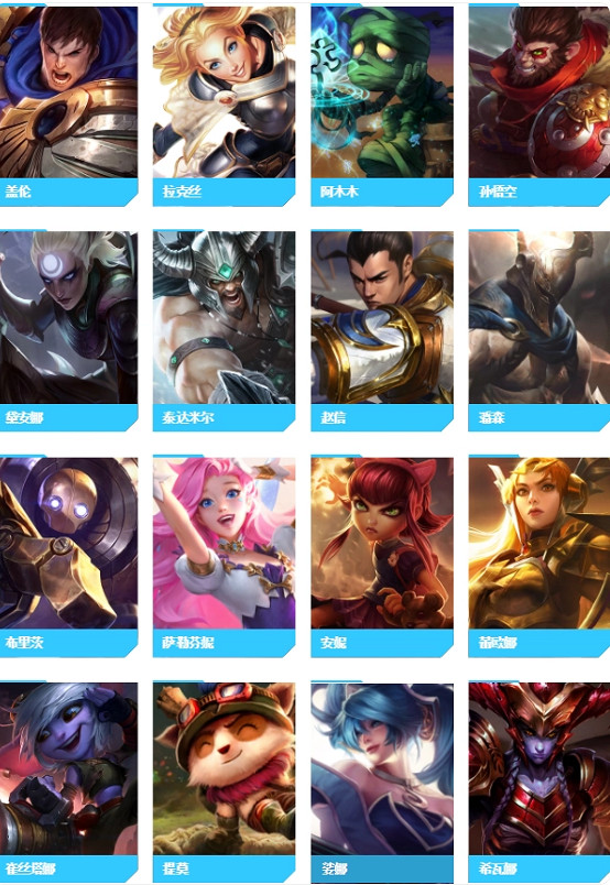 《lol》英雄難度系數表一覽 《lol》英雄難度系數表一覽
