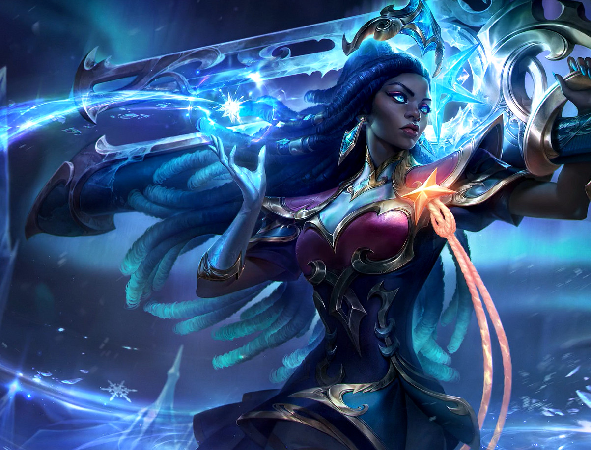 《LOL》北極星賽娜皮膚效果預覽介紹