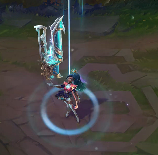 《LOL》北極星賽娜皮膚效果預覽介紹