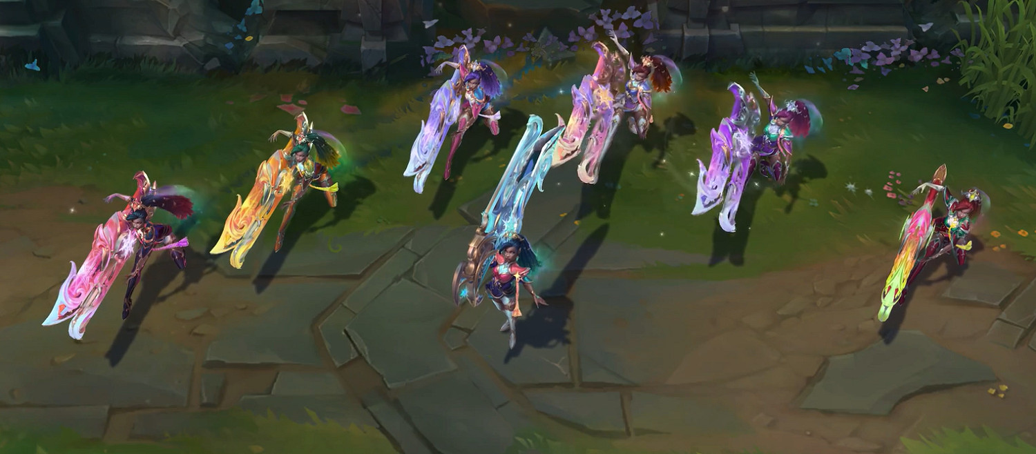 《LOL》北極星賽娜皮膚效果預覽介紹