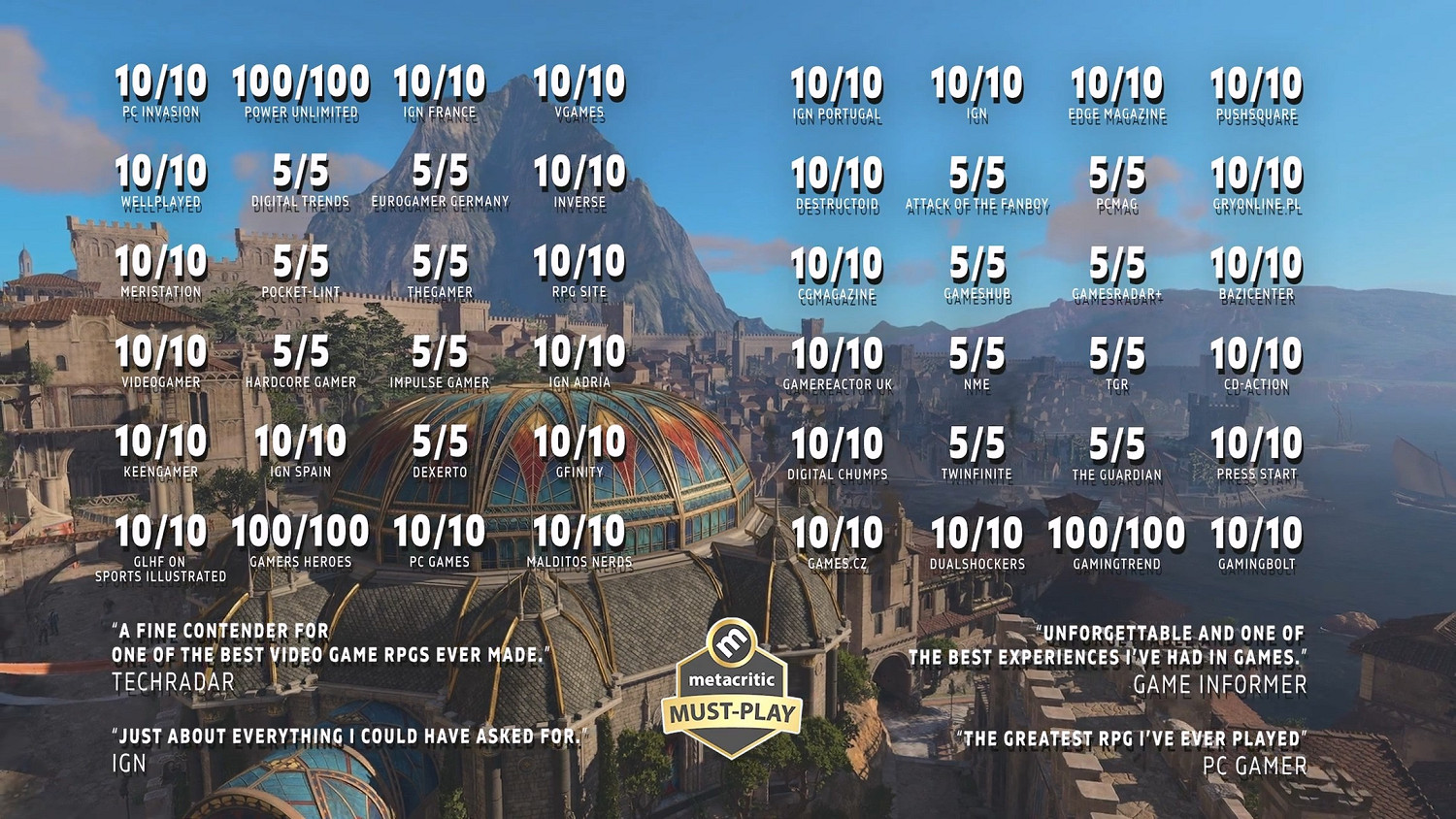 《柏德之門3》媒體讚譽宣傳片公布 一眾媒體一致好評