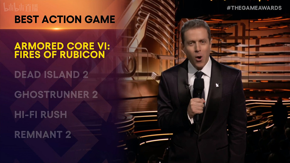 TGA23:FS社《機戰傭兵6:境界天火》獲最佳動作遊戲 TGA23:FS社《機戰傭兵6:境界天火》獲最佳動作遊戲
