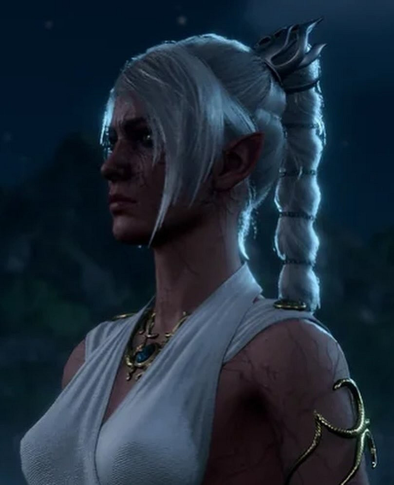 國外辣妹COS《博德3》白毛影心 歐派飽滿Q彈遠勝遊戲 國外辣妹COS《博德3》白毛影心 歐派飽滿Q彈遠勝遊戲