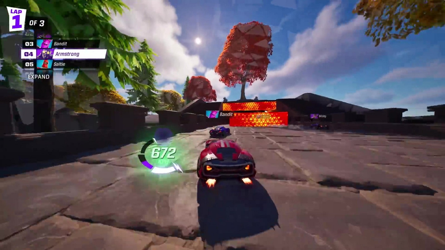 《火箭競速》在要塞英雄中亮相 同時遊戲玩家超50萬