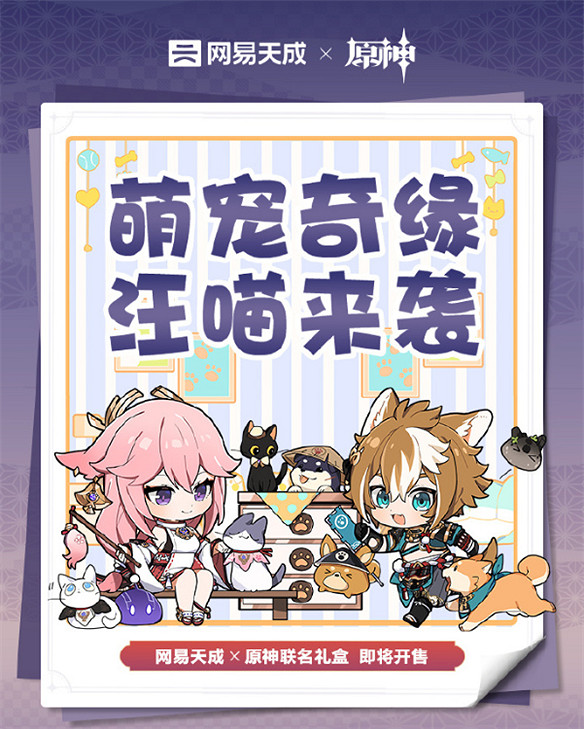 新的公益企劃，原神宣布將與網易天成連動