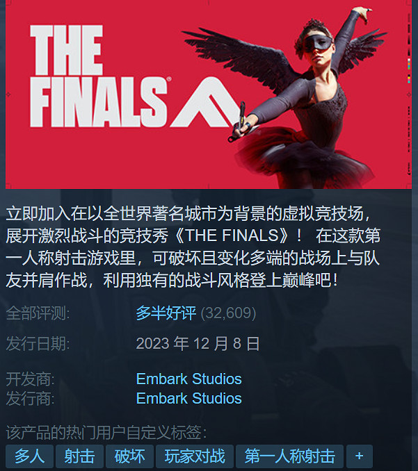 持續攀升!《The Finals》Steam同時線上人數突破24萬 持續攀升!《The Finals》Steam同時線上人數突破24萬