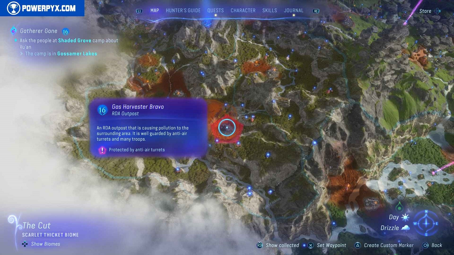 《阿凡達潘朵拉邊境》霧繚森林哨站點一覽