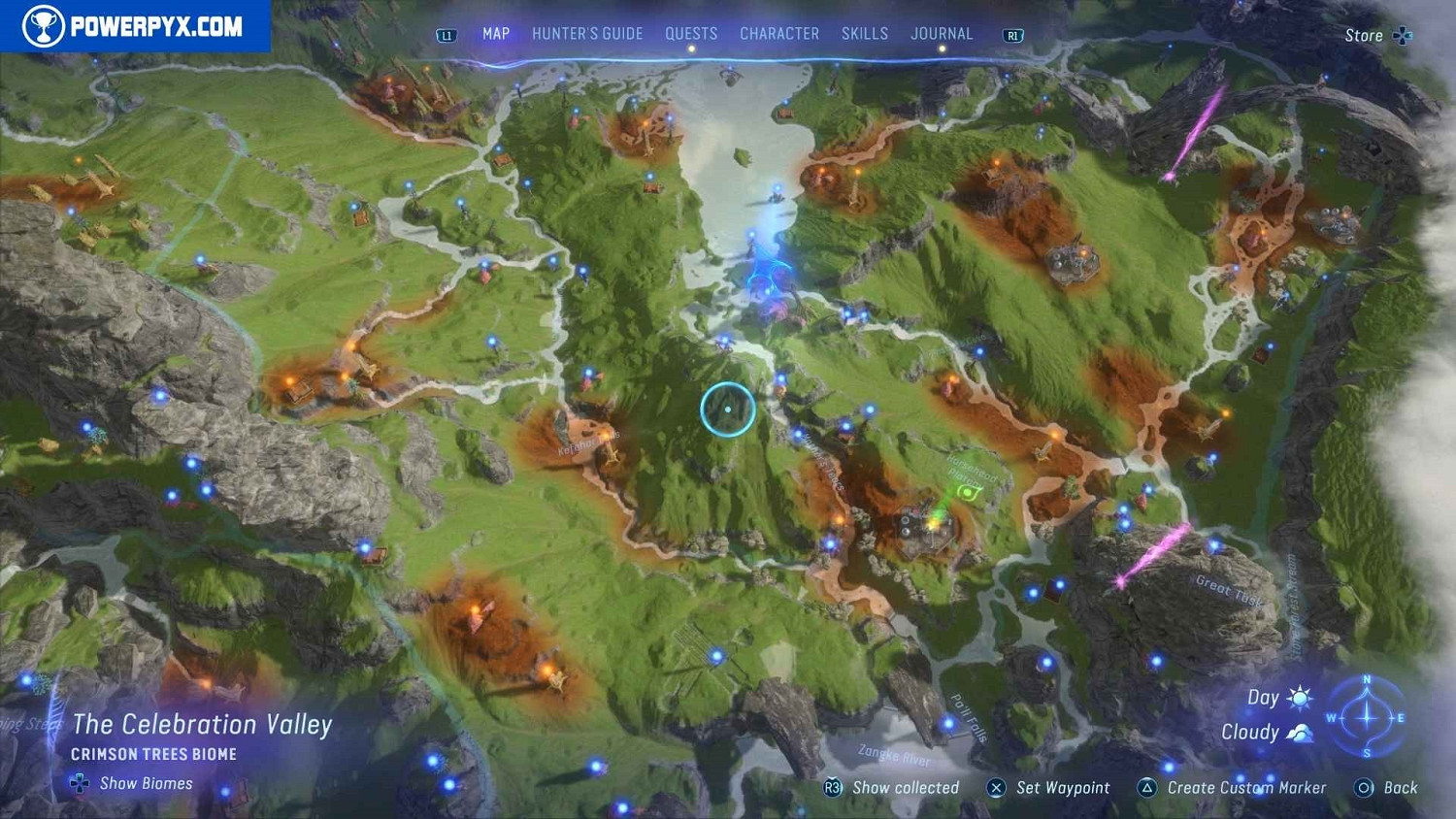 《阿凡達潘朵拉邊境》上層平原興趣點一覽