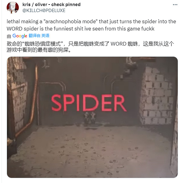 《致命公司》蜘蛛恐懼模式太搞笑：“蜘蛛”替換了蜘蛛