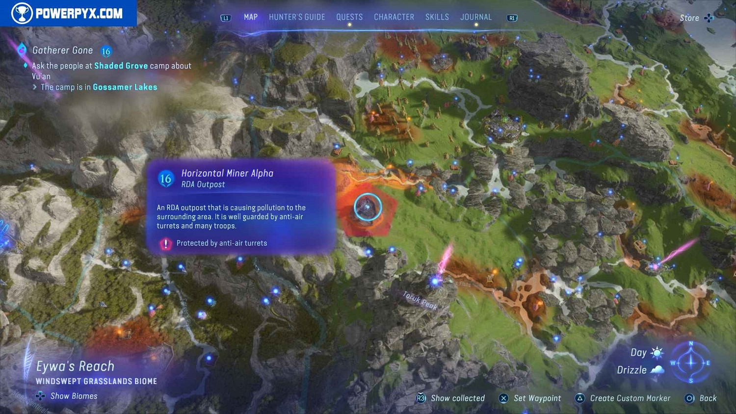 《阿凡達潘朵拉邊境》上層平原哨站點一覽