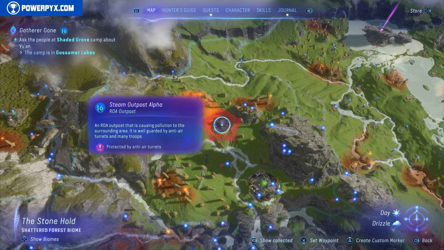 《阿凡達潘朵拉邊境》上層平原哨站點一覽