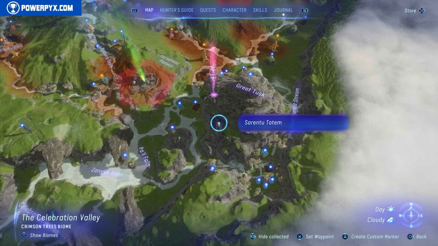 《阿凡達潘朵拉邊境》上層平原圖騰位置一覽 《阿凡達潘朵拉邊境》上層平原圖騰位置一覽