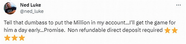 轉賬給我!麥克演員回應主播願花百萬提前玩《GTA6》 轉賬給我!麥克演員回應主播願花百萬提前玩《GTA6》