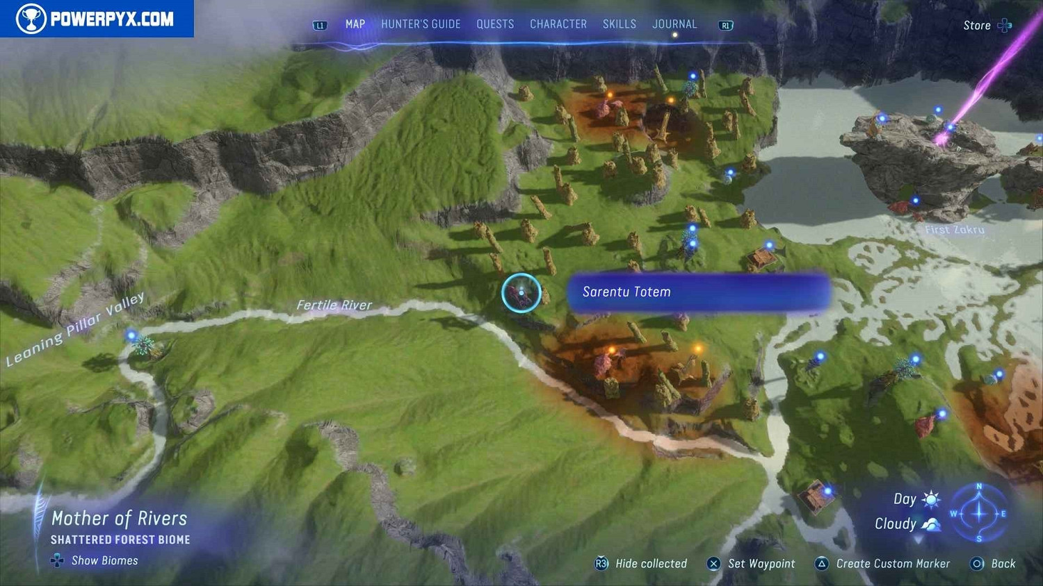 《阿凡達潘朵拉邊境》上層平原圖騰位置一覽 《阿凡達潘朵拉邊境》上層平原圖騰位置一覽