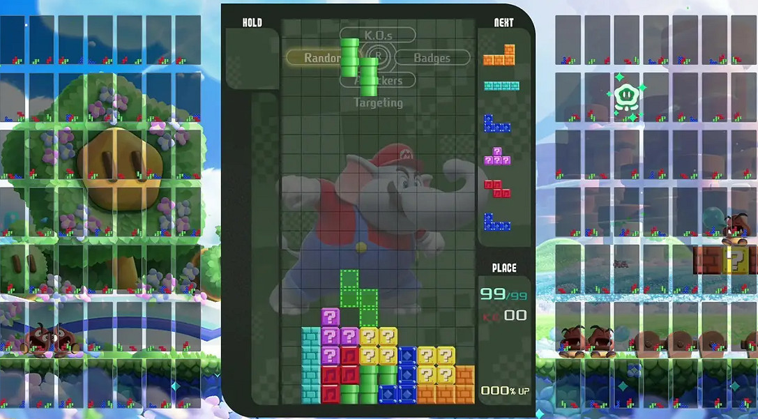 《俄羅斯方塊99》連動《超級瑪利歐驚奇》12月15日開啟