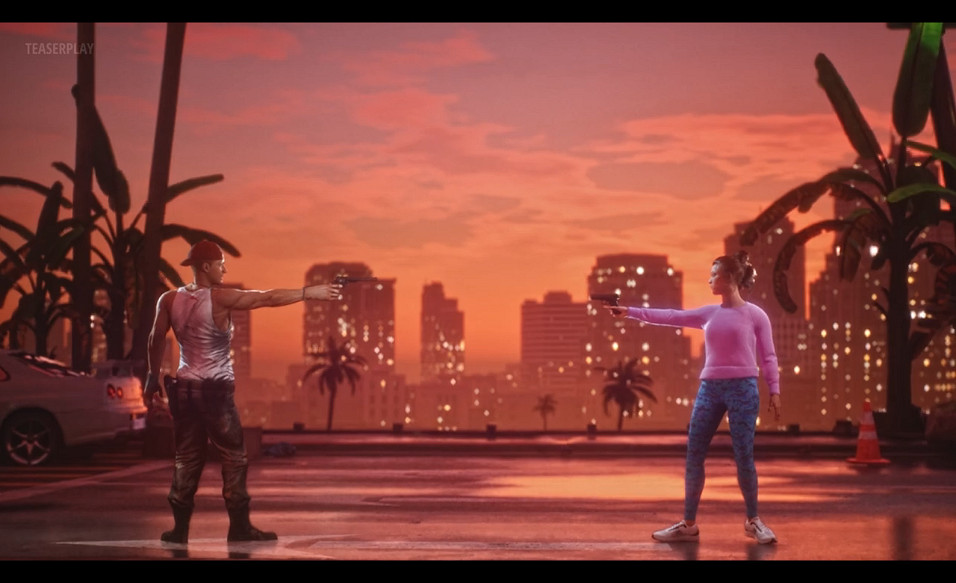 飯製虛幻5《GTA6》遊戲結局：雌雄大盜對決你會選誰?