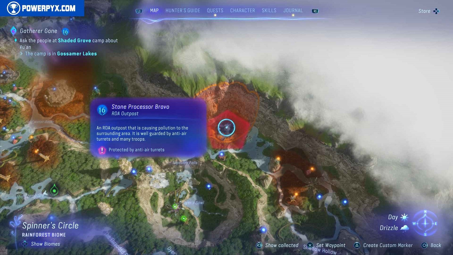 《阿凡達潘朵拉邊境》金洛森林哨站點一覽