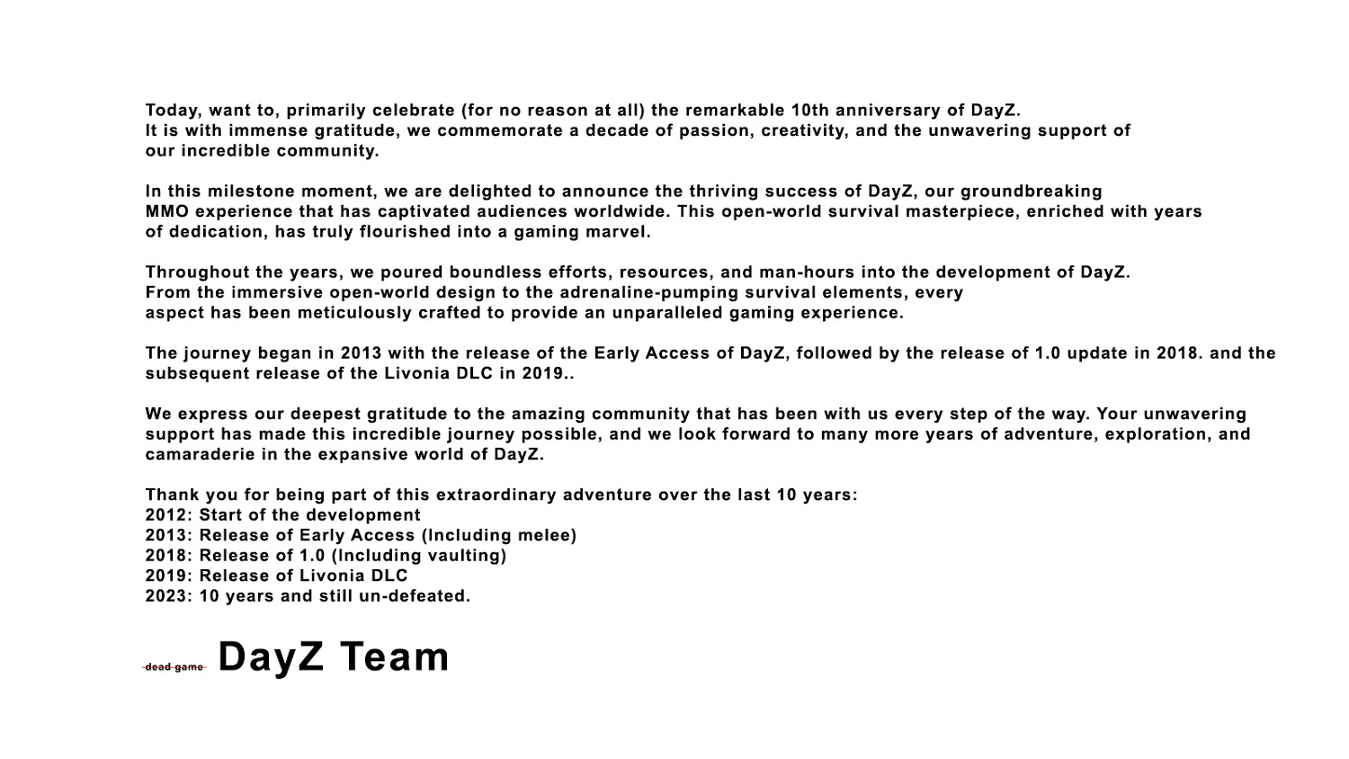 早報：啊？《浩劫前夕》開服4天開發商宣布倒閉！