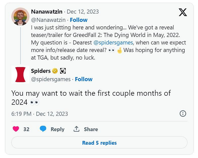 《貪婪之秋2：瀕死世界》將於2024年初曝光更多訊息