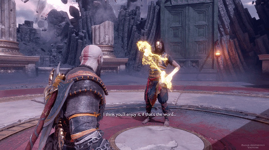 《戰神5》DLC"英靈殿"最終Boss戰實機：奎爺遇到自己