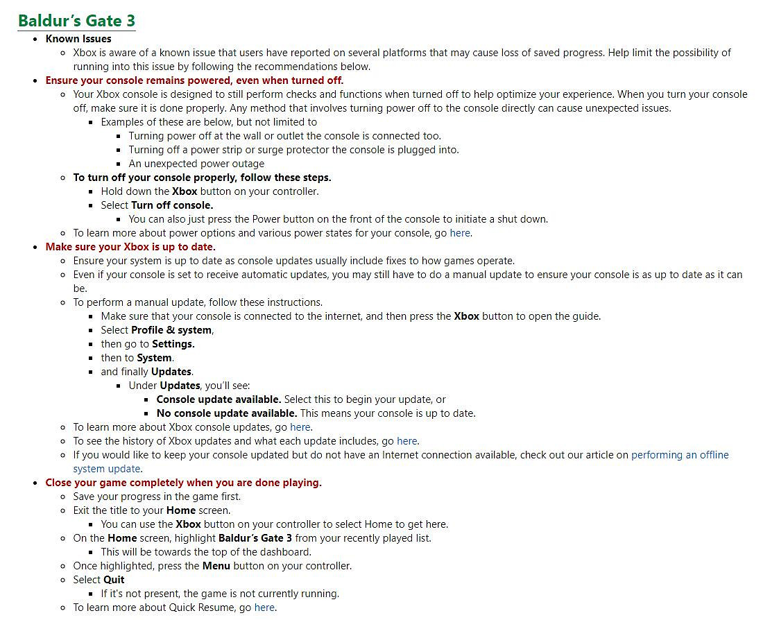 《柏德之門3》Xbox存檔丟失問題仍在 注意要手動保存