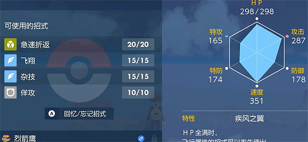 《寶可夢朱紫》烈箭鷹介紹