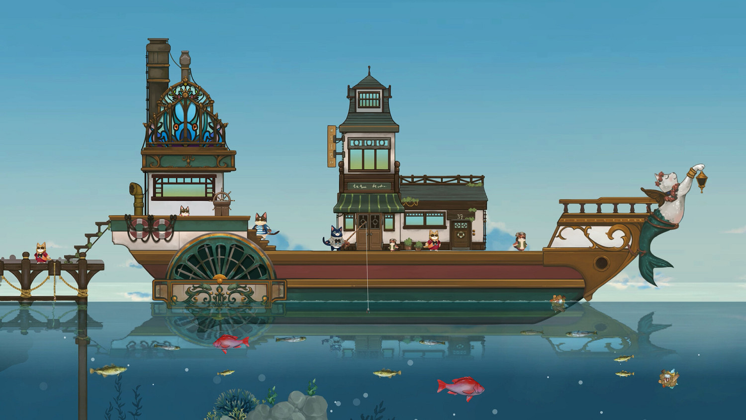 釣魚冒險遊戲《貓爪船長》現已在Steam發布搶先體驗版