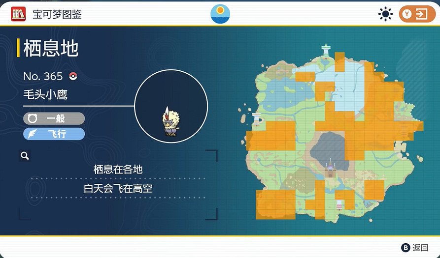 《寶可夢朱紫》毛頭小鷹捕獲攻略