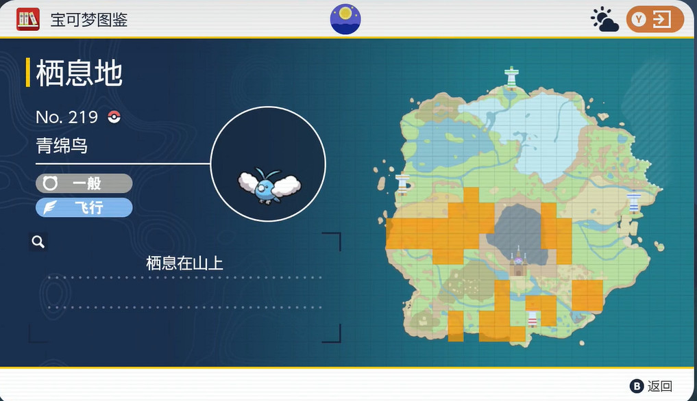 《寶可夢朱紫》青綿鳥捕捉攻略