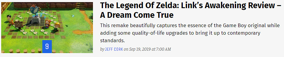 大師級經典重製 《薩爾達傳說：織夢島》IGN9.4分高評