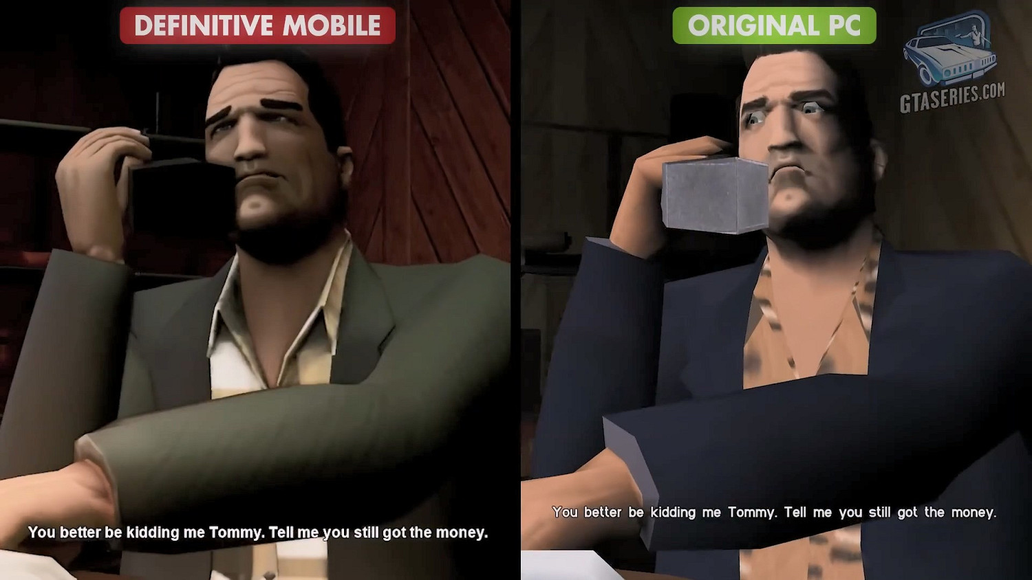 《GTA三部曲:終極版》移動/主機/PC畫面對比 遠超預期