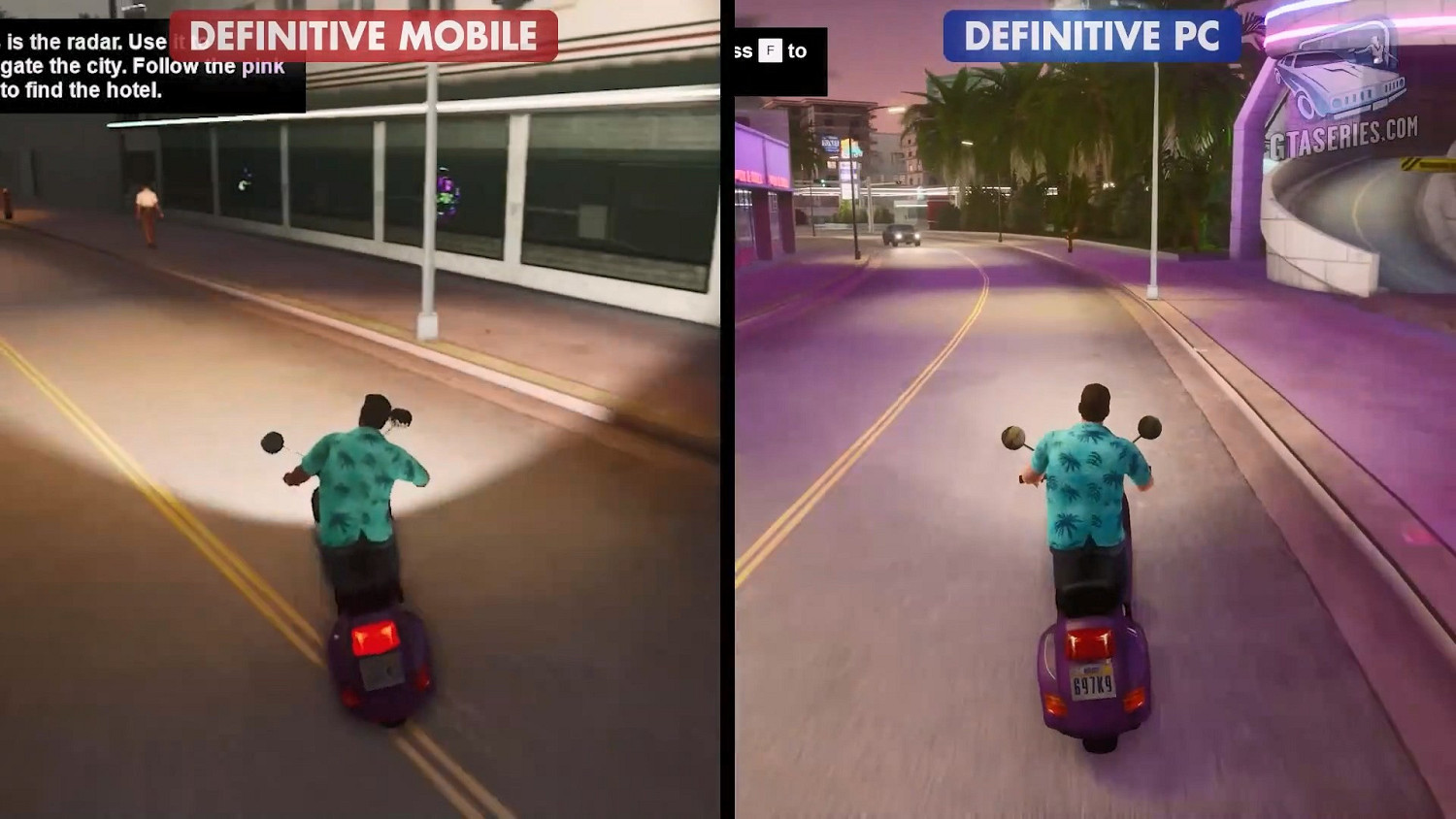 《GTA三部曲:終極版》移動/主機/PC畫面對比 遠超預期