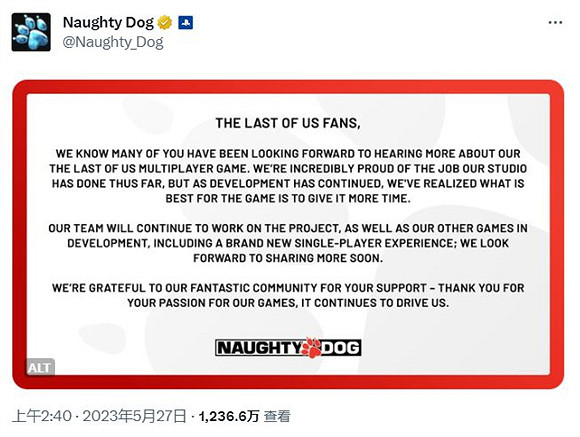 頑皮狗取消《最後生還者》線上模式，或許是正確決定