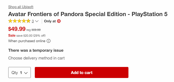 發售不到兩周!《阿凡達:潘朵拉邊境》已大幅降價! 發售不到兩周!《阿凡達:潘朵拉邊境》已大幅降價!