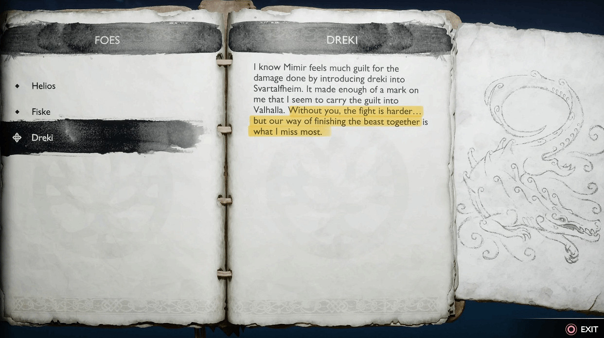 《戰神5》DLC中令人感動的細節:奎爺仍想念阿特柔斯 《戰神5》DLC中令人感動的細節:奎爺仍想念阿特柔斯