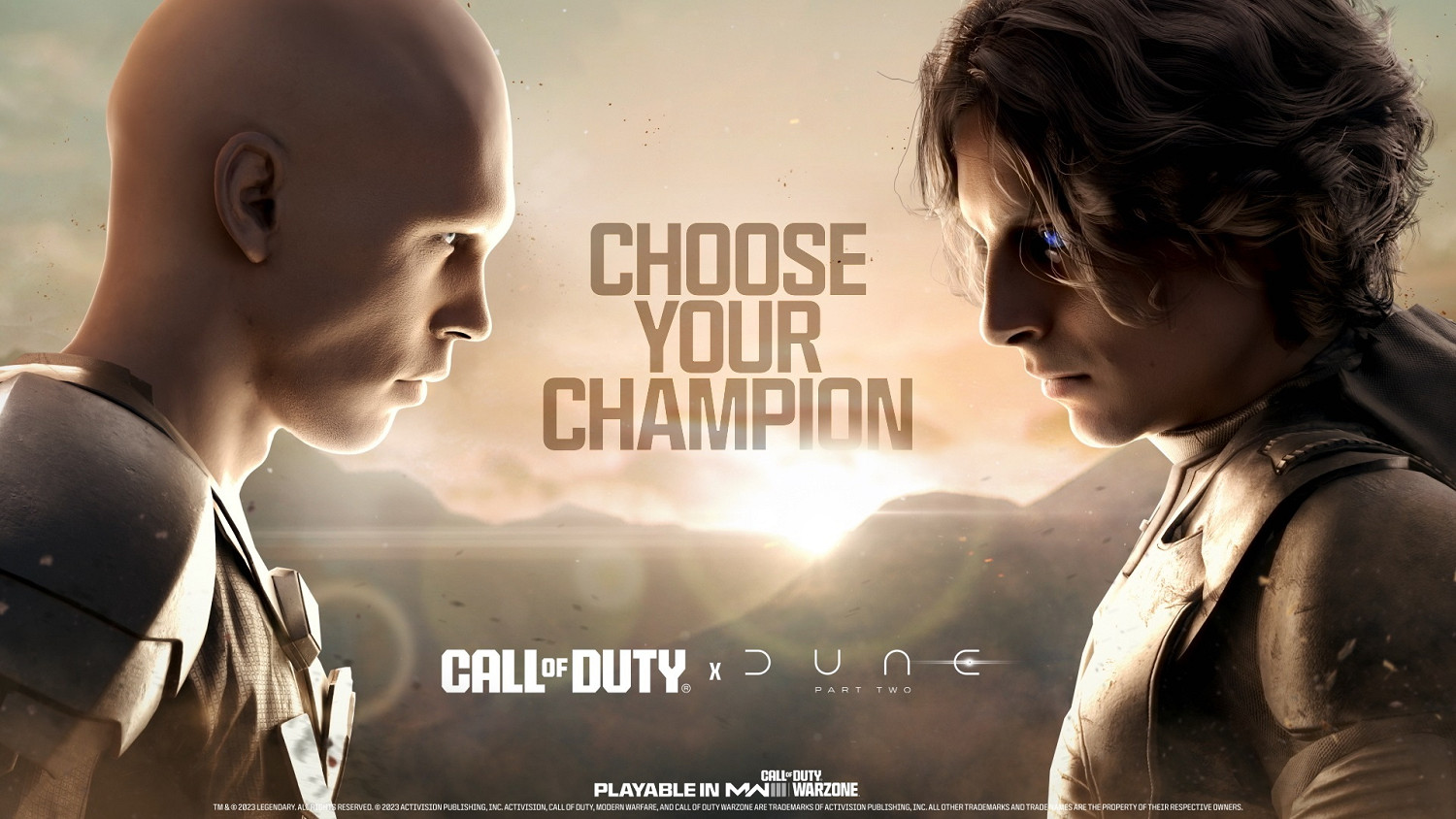 電影《沙丘2》連動《決勝時刻》 角色組合包現已上線 電影《沙丘2》連動《決勝時刻》 角色組合包現已上線