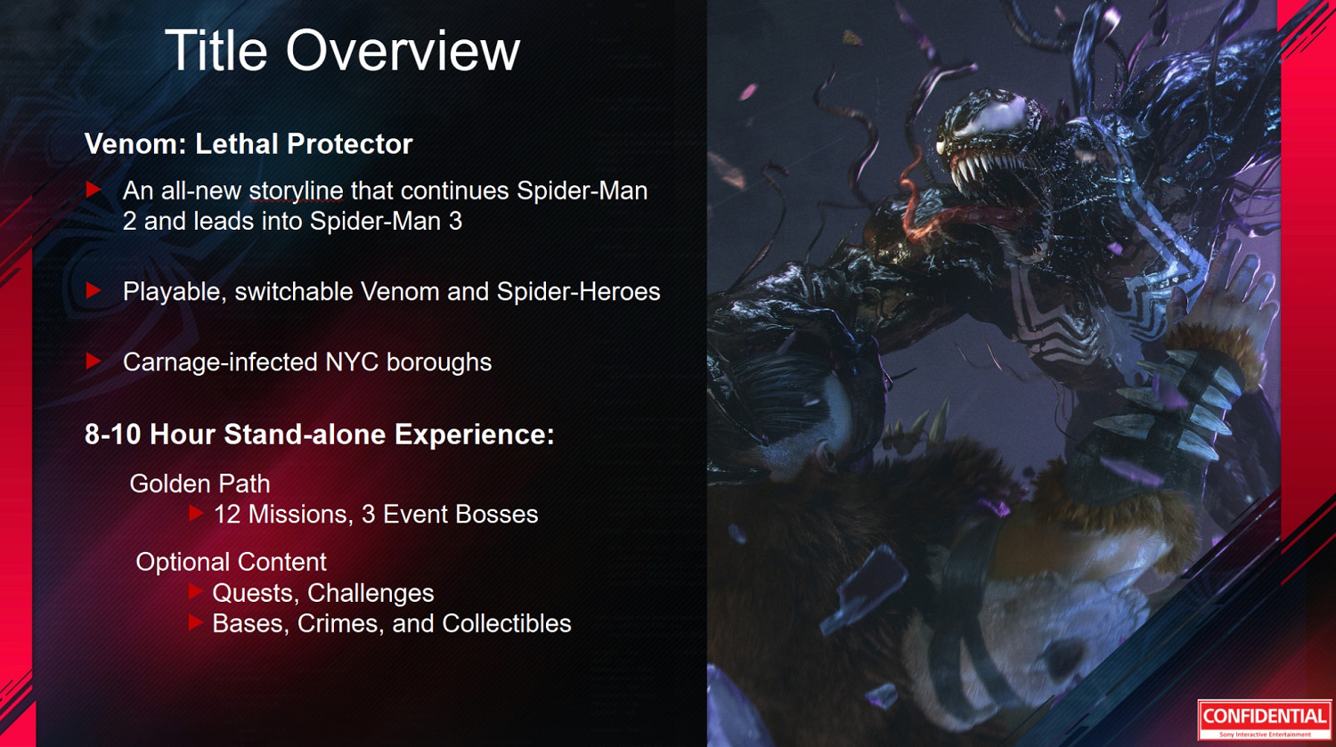 《漫威毒液》遊戲具體情報:可切換英雄 流程不太長! 《漫威毒液》遊戲具體情報:可切換英雄 流程不太長!