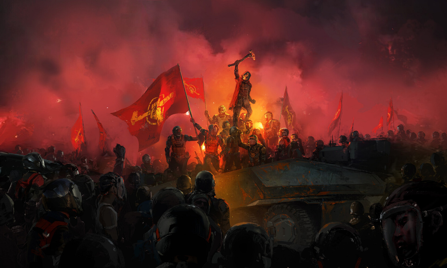 《紅色派系》新遊戲概念圖曝光 IP前景目前並不明朗!