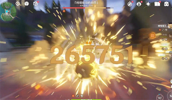 原神新角色娜維婭傷害隨便上十萬，對單她無敵