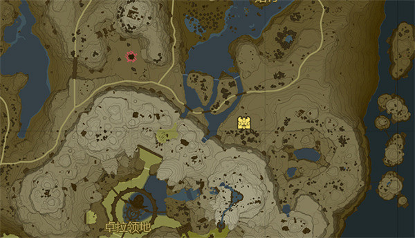 《塞爾達傳說：王國之淚》藍鬃白銀人馬位置