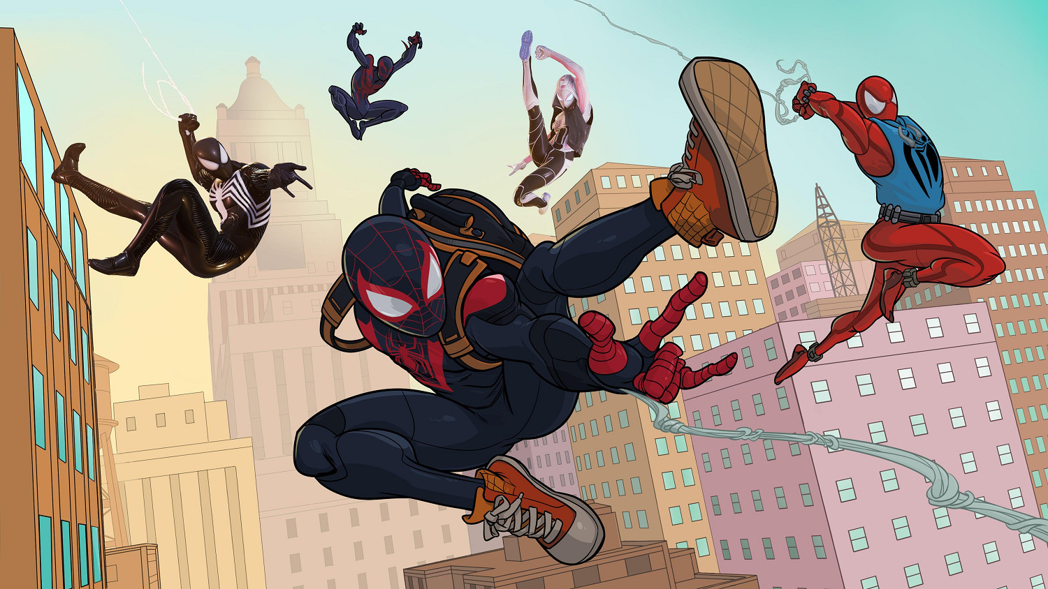 不止一名女蜘蛛人!PS《蜘蛛人》多人遊戲大量概念圖 不止一名女蜘蛛人!PS《蜘蛛人》多人遊戲大量概念圖