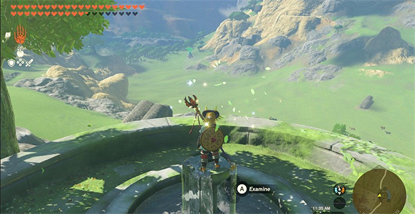 《塞爾達傳說：王國之淚》撒丁公園遺跡克洛格位置