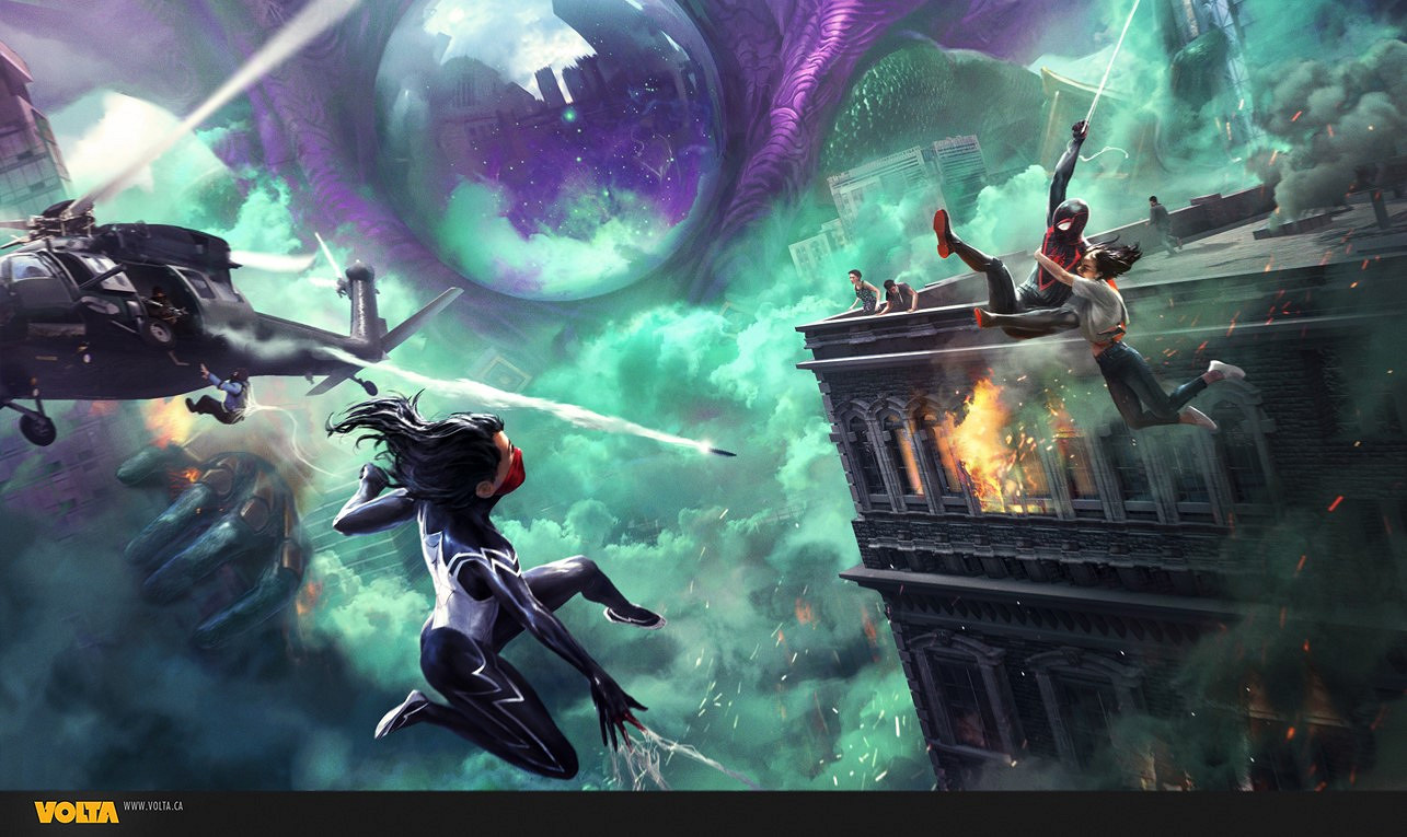 不止一名女蜘蛛人!PS《蜘蛛人》多人遊戲大量概念圖 不止一名女蜘蛛人!PS《蜘蛛人》多人遊戲大量概念圖