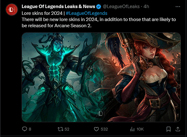 曝《英雄聯盟》2024年首個新英雄:小龍形態的ADC! 曝《英雄聯盟》2024年首個新英雄:小龍形態的ADC!