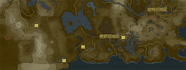 《塞爾達傳說：王國之淚》人馬位置介紹