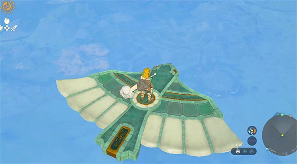 《塞爾達傳說：王國之淚》上空島下來方法